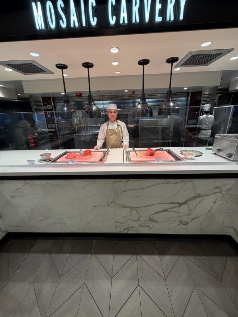 Buffet mit Speisen