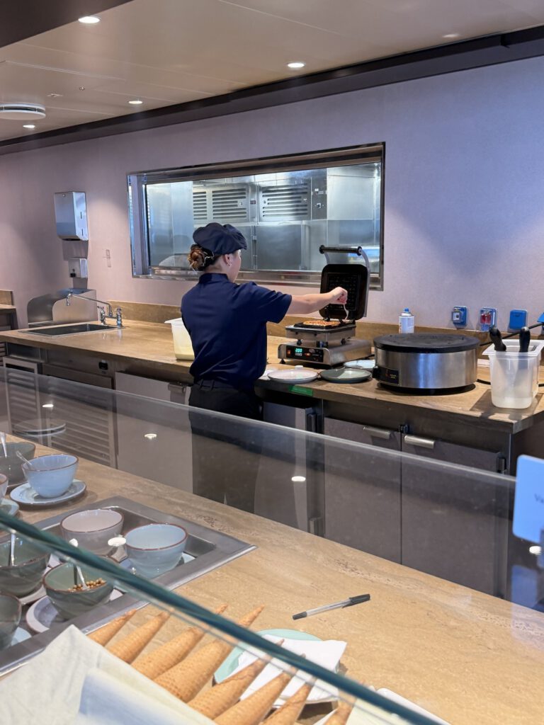 Buffet mit Speisen