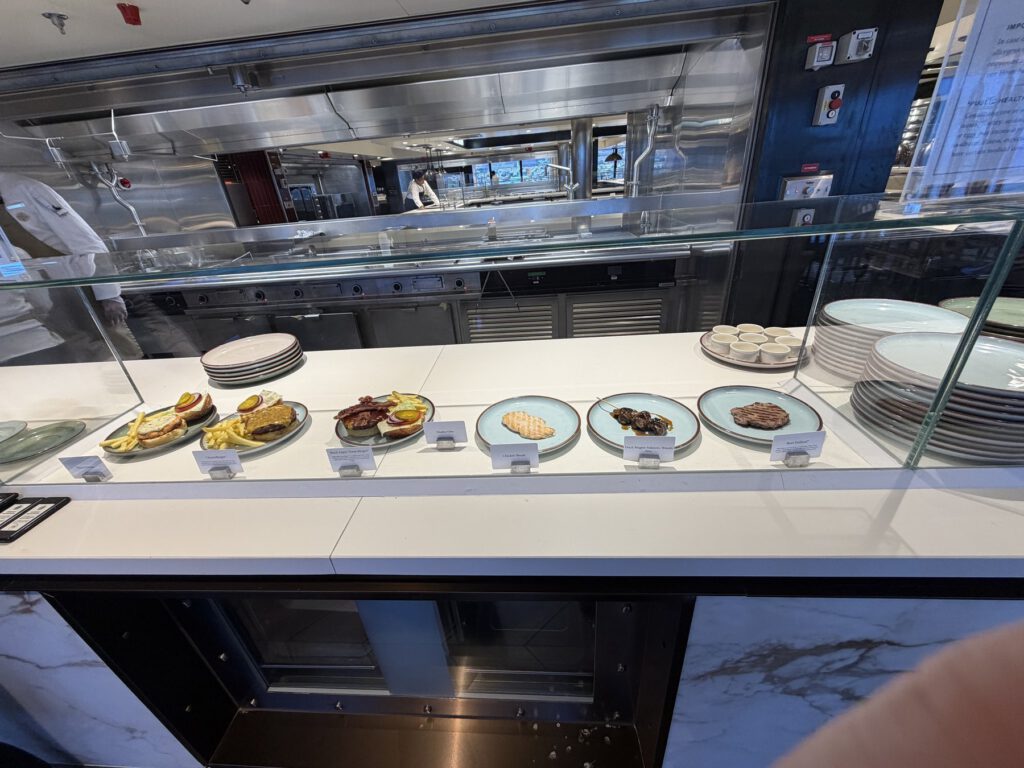 Buffet mit Speisen