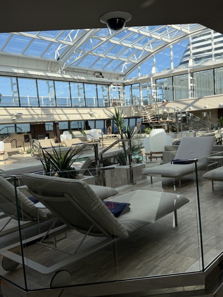 Kreuzfahrtschiff am Wasser