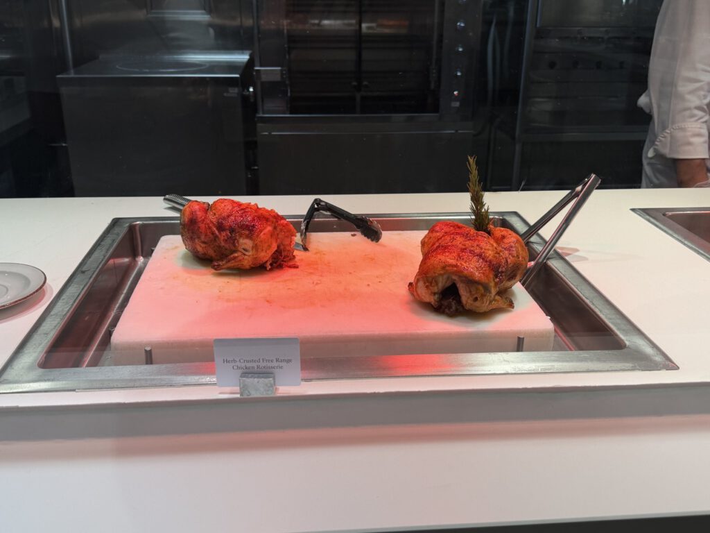 Buffet mit Speisen