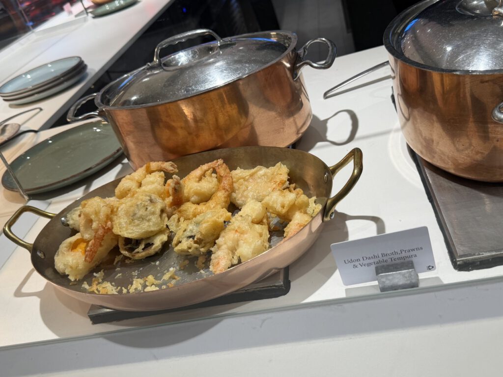Buffet mit Speisen