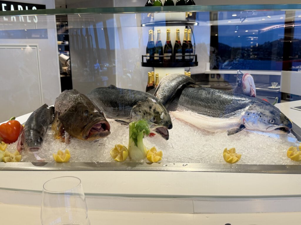 Buffet mit Speisen