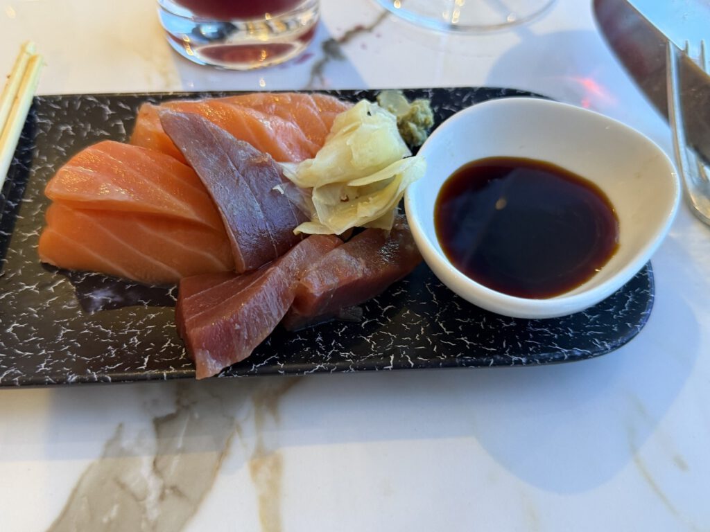 Sushi auf dem Teller