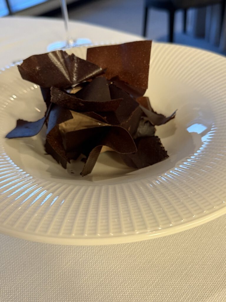 Dessert auf dem Teller