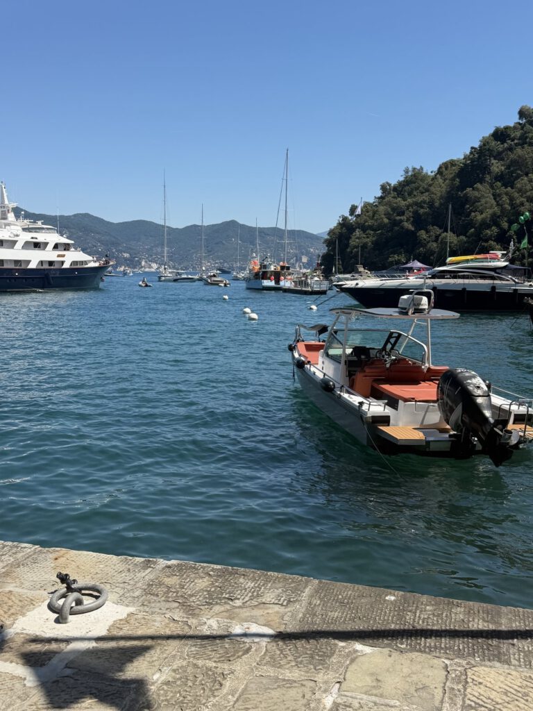 Hafenblick am Wasser