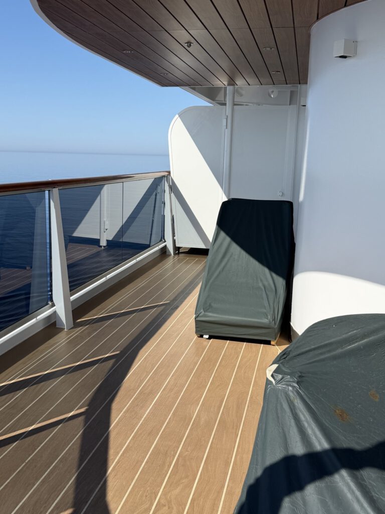 Hafenblick mit Kreuzfahrtschiffen