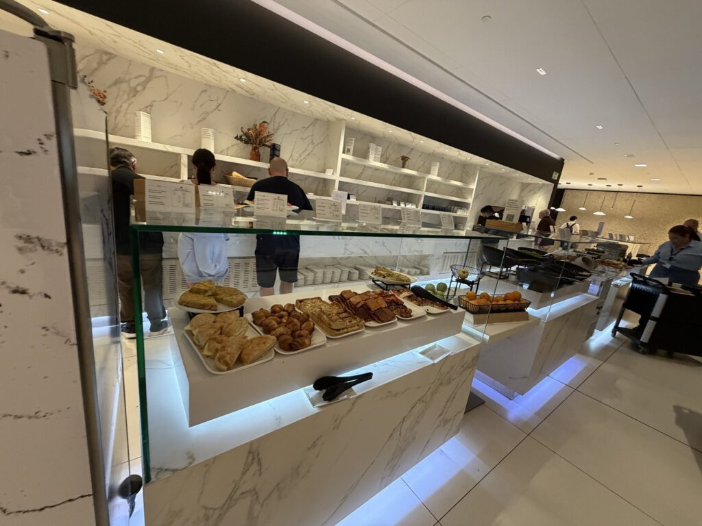 Buffet mit Speisen