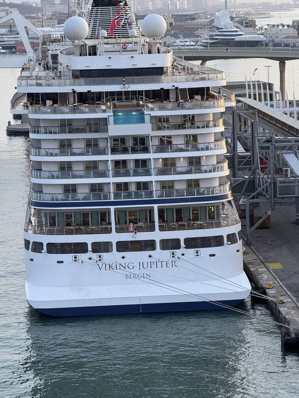Viking Jupiter am Hafen