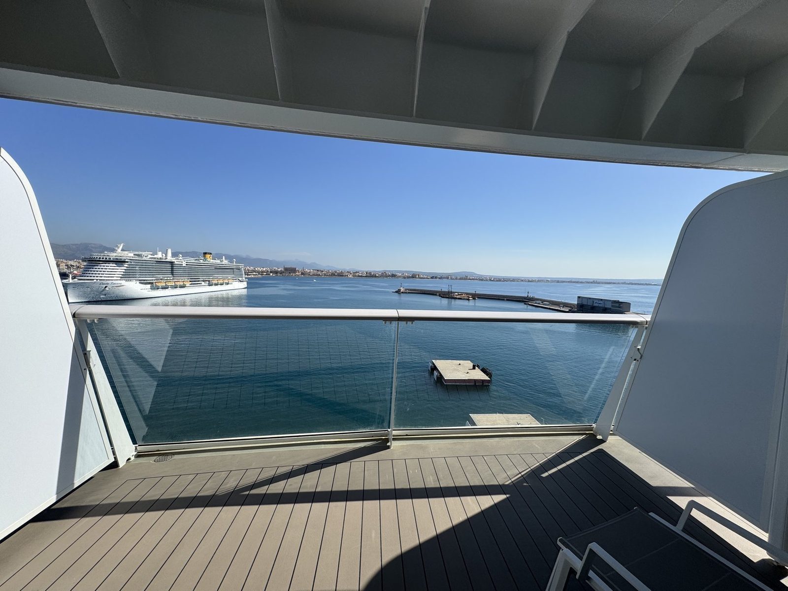 Meerblick vom Balkon der Juniorsuite