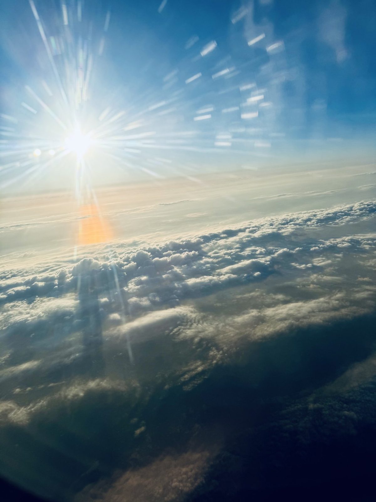 Beruhigendes Licht und Wolkenspiel