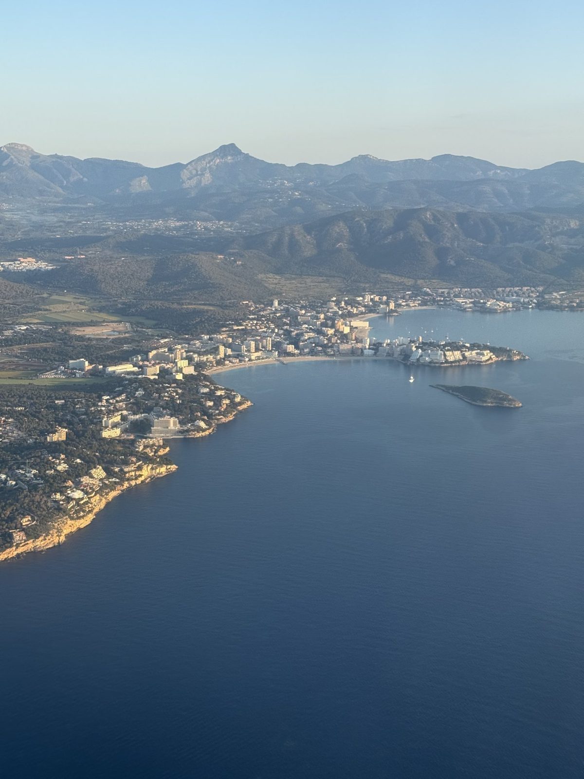 Anflug auf Palma de Mallorca