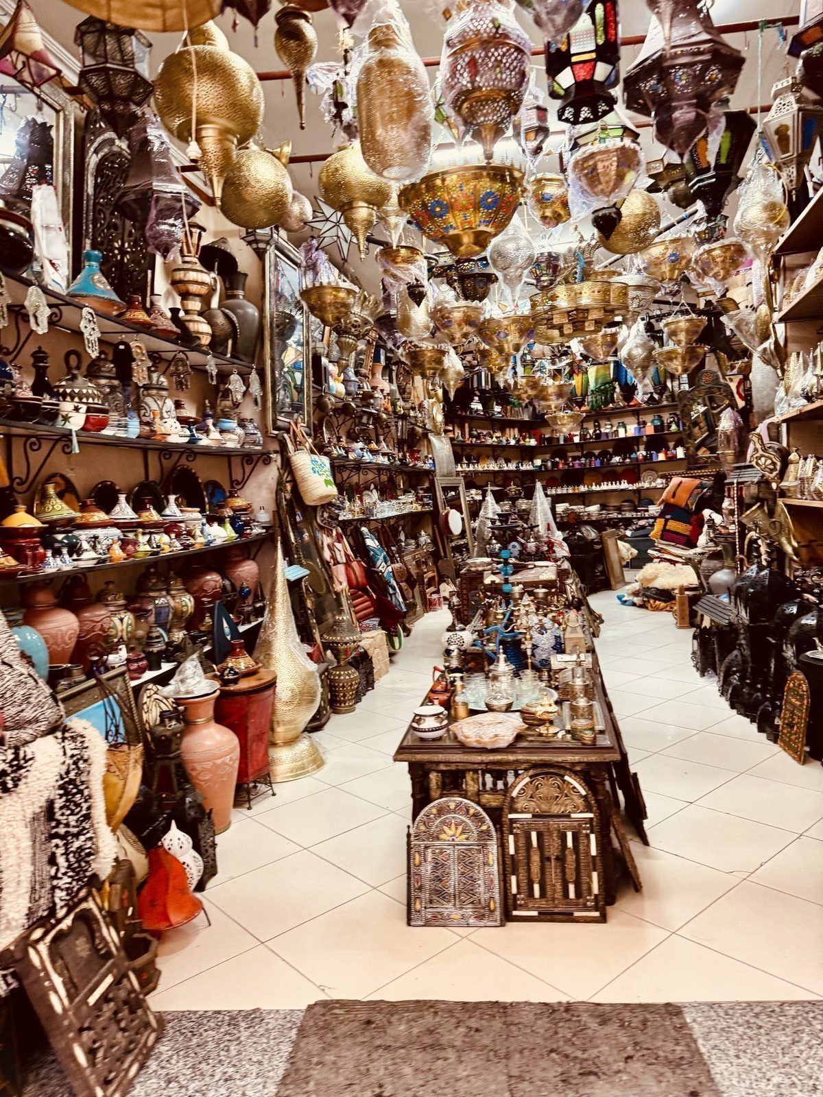Arabische Lampe im Souk