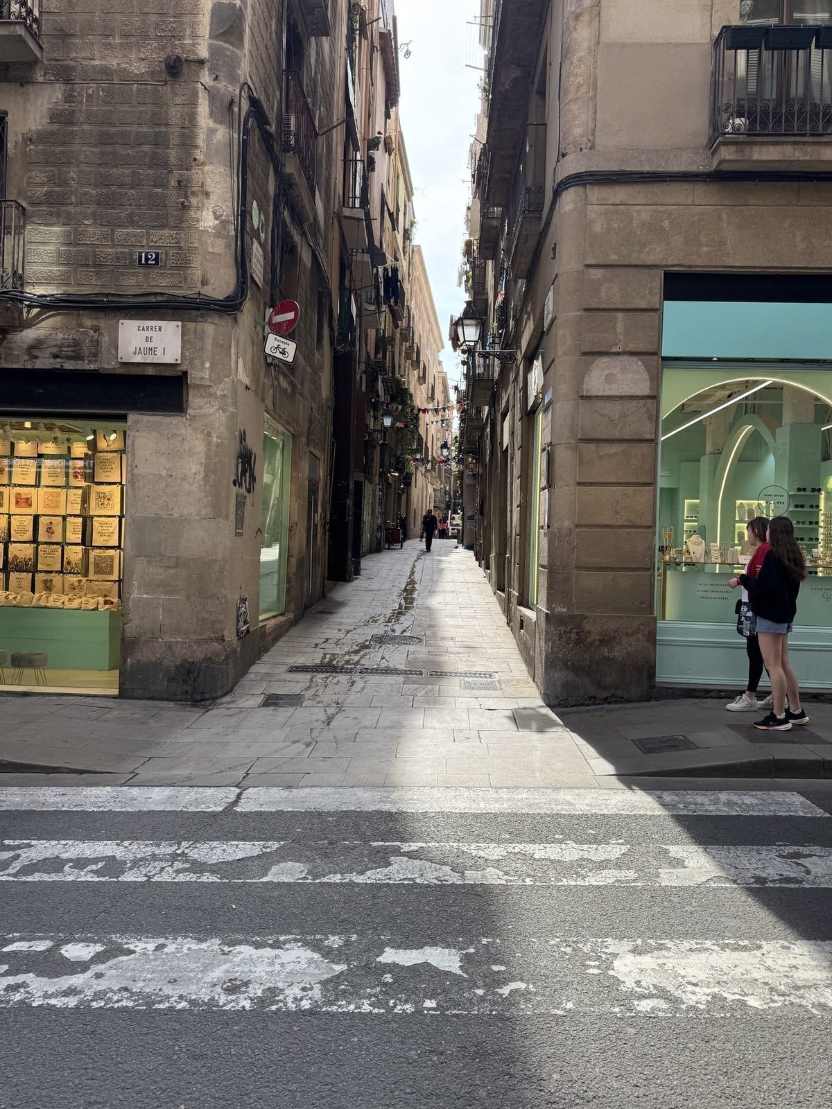 Nebeliger Altstadt Passagier