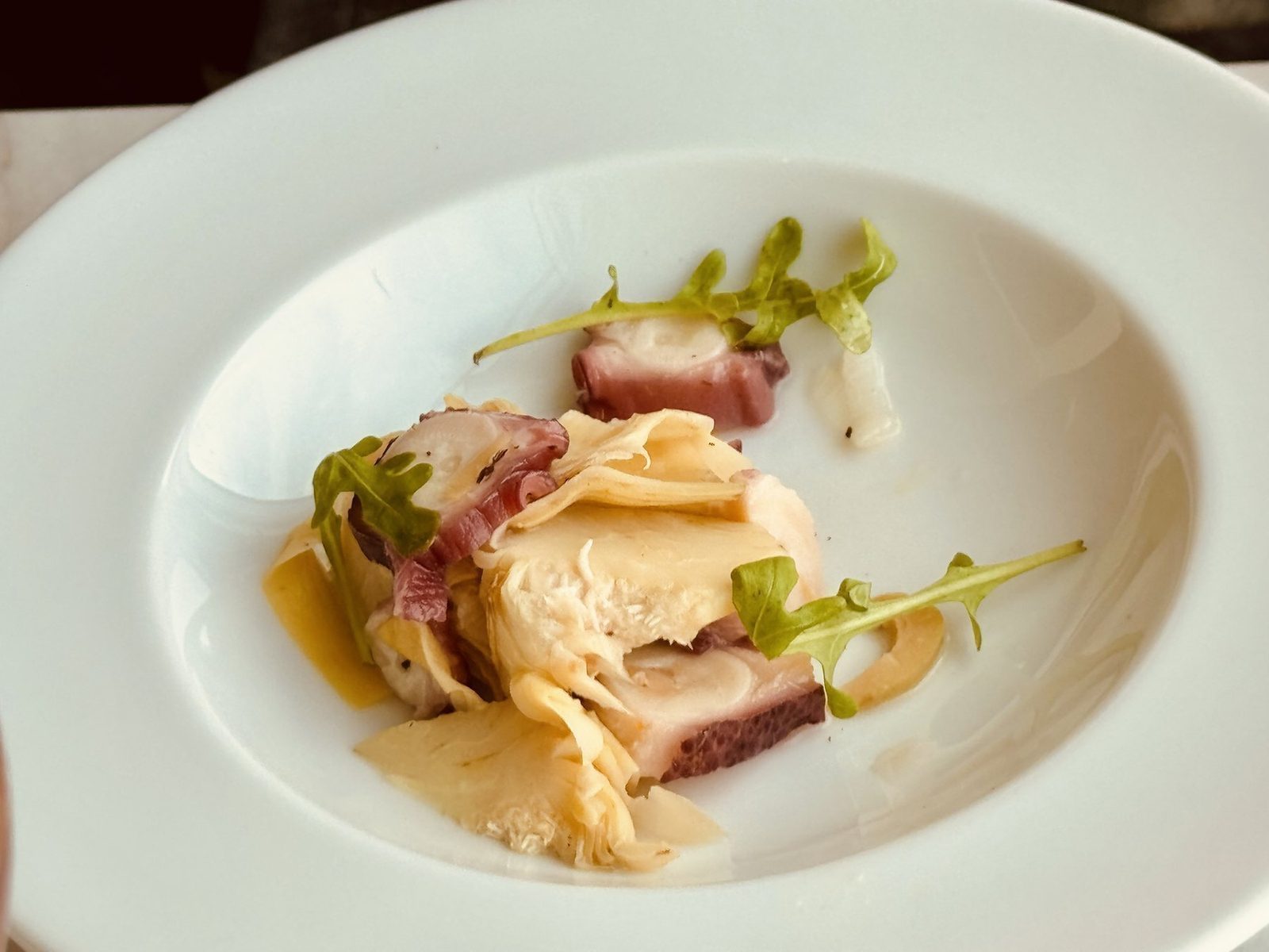 Gourmet Salat mit Rucola und Schinken
