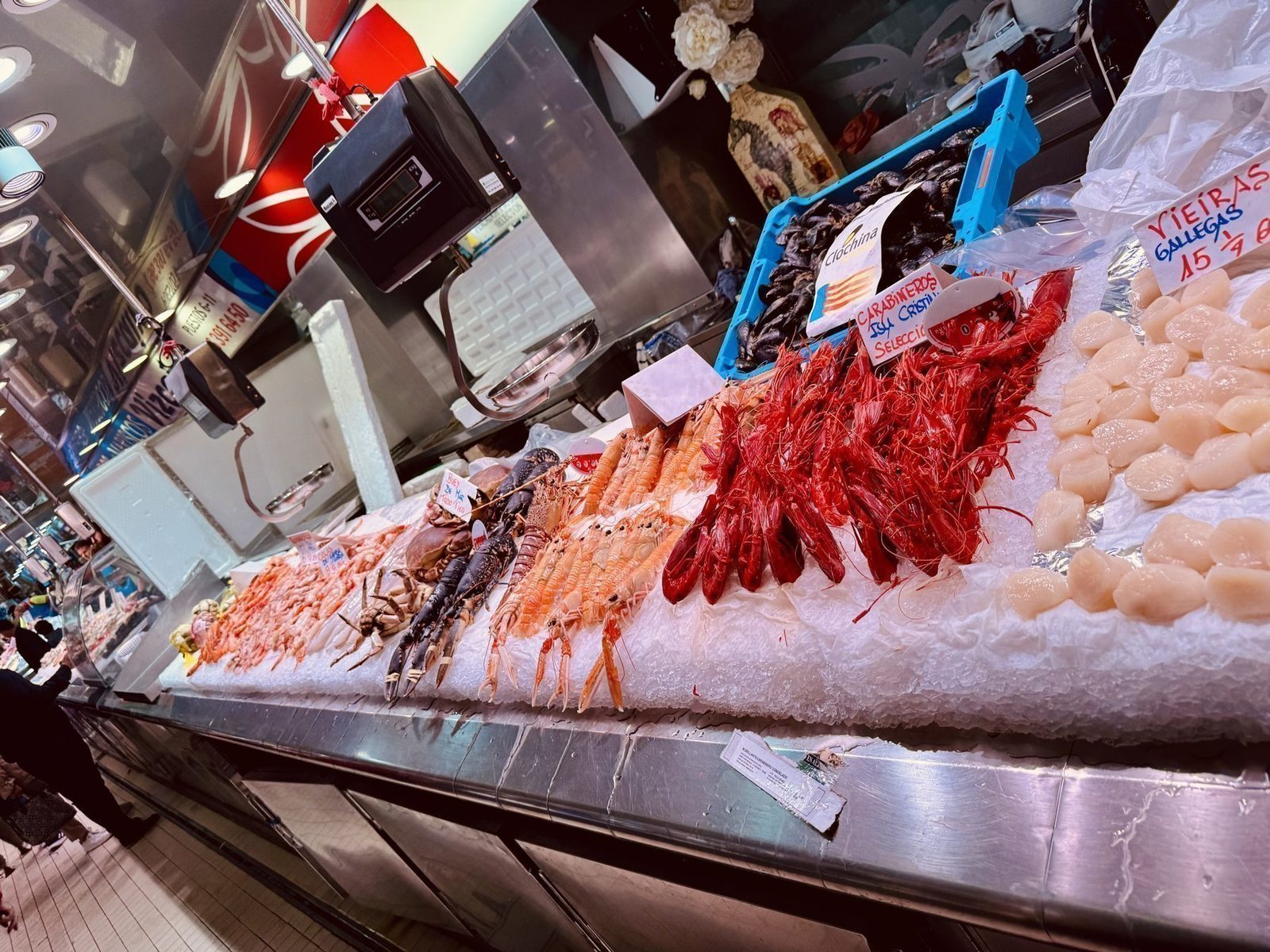 Buffet mit Speisen