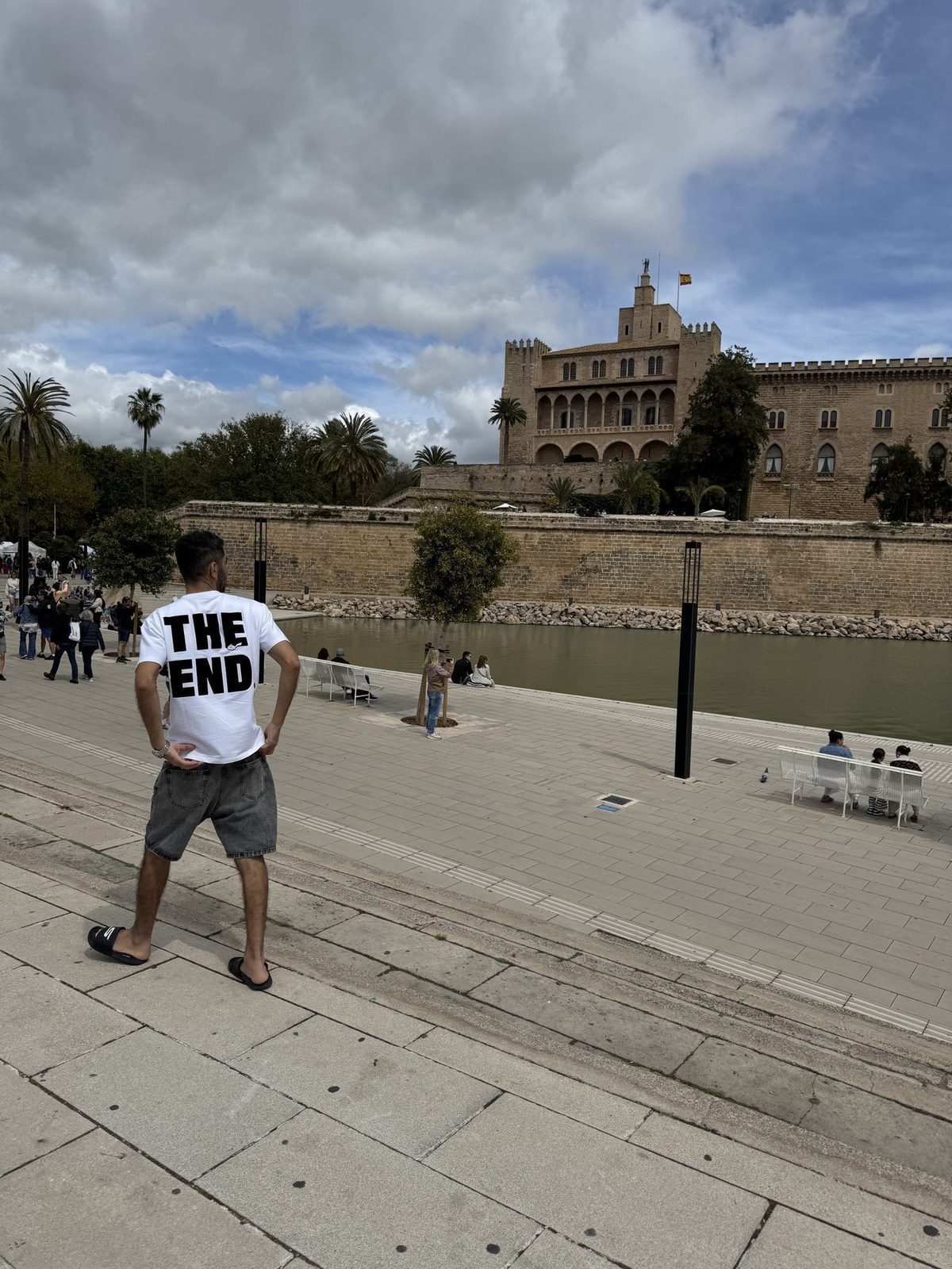 Tourist am Palma de Mallorca