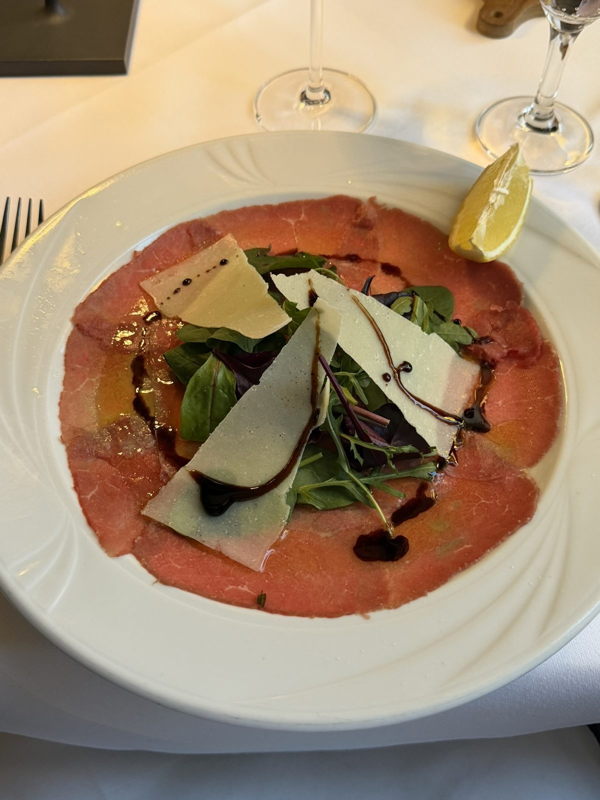 Ist das Rinder Carpaccia aber auch jedesmal sehr lecker