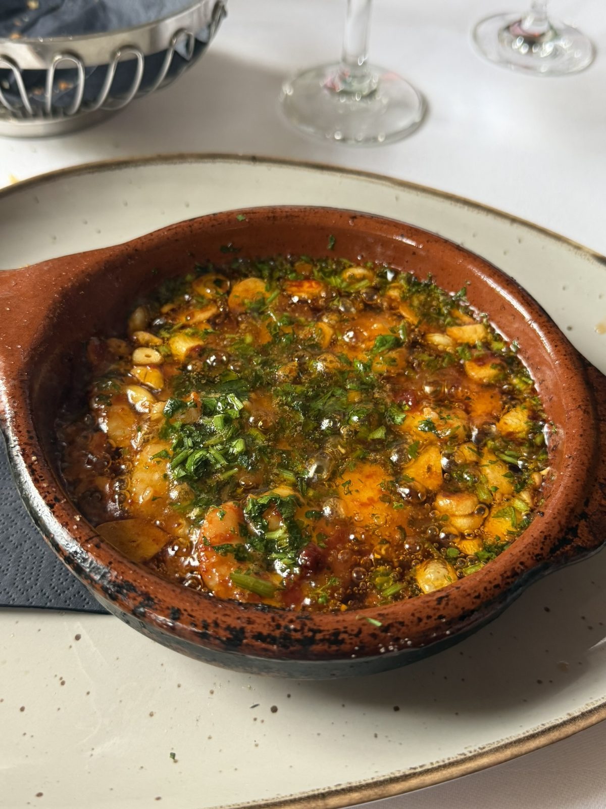 Die Garnelen Pfanne ist auch immer lecker