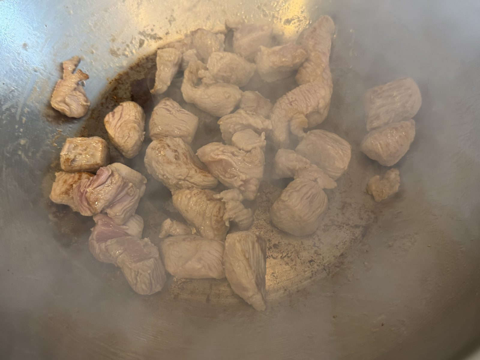 Erst das Kalbsfleisch